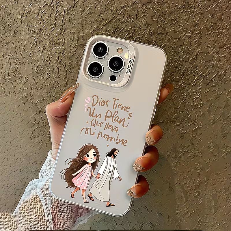 Cute Girl Walking With God Mat - đánh giá và giá Phone Cases Girls