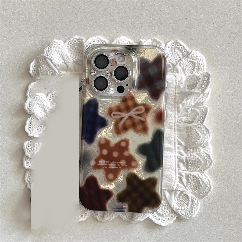 Korean Winter Cute Brown Check - đánh giá và giá Phone Cases Korean
