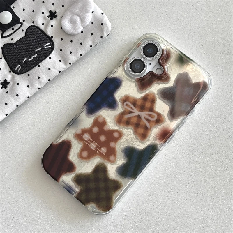 Korean Winter Cute Brown Check - đánh giá và giá Phone Cases Korean