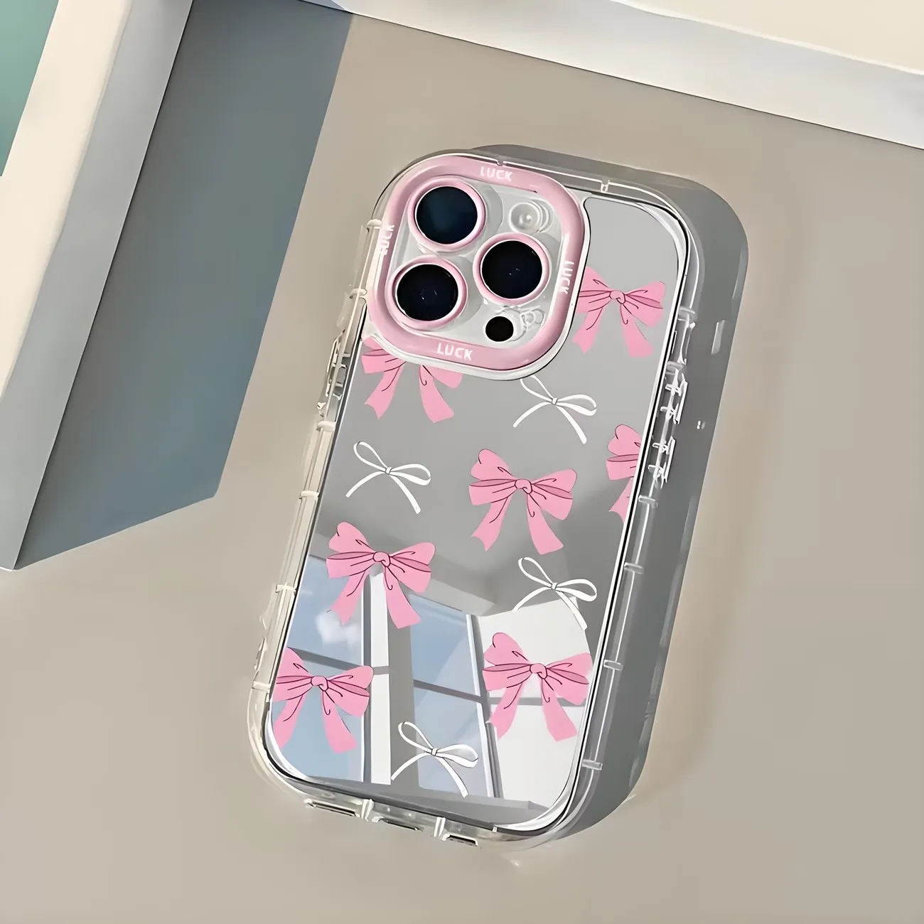 Simple Blue Pink Bow Girl Cute - đánh giá và giá Phone Cases Girls
