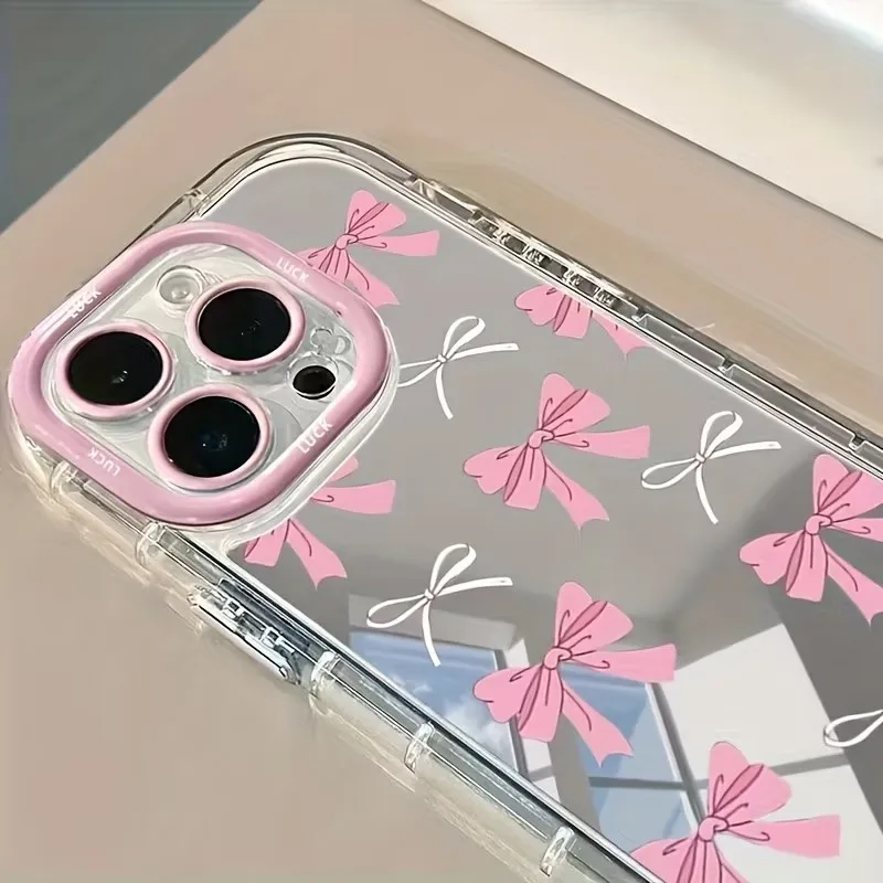 Simple Blue Pink Bow Girl Cute - đánh giá và giá Phone Cases Girls