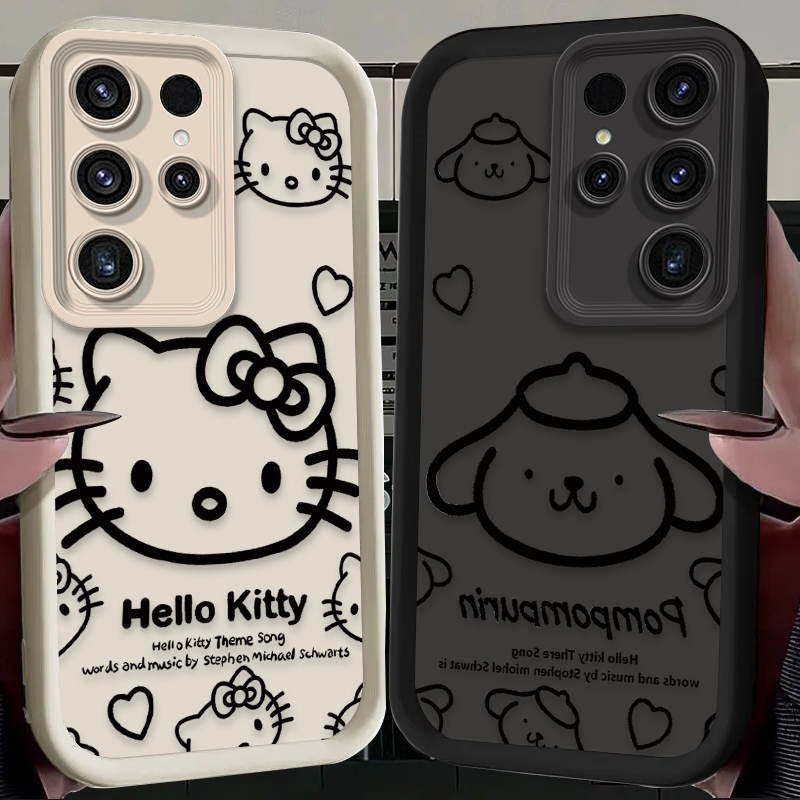 Sanrio Hello Kitty Pompom Puri - đánh giá và giá Phone Cases Samsung S25 Ultra