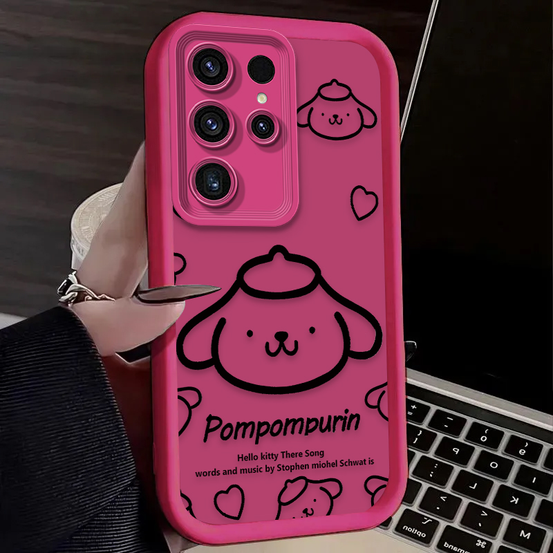 Sanrio Hello Kitty Pompom Puri - đánh giá và giá Phone Cases Samsung S25 Ultra