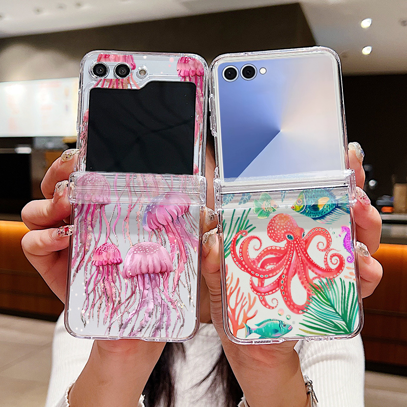 Shark Turtle Ocean Printed Pho - đánh giá và giá Phone Cases Z Flip 5