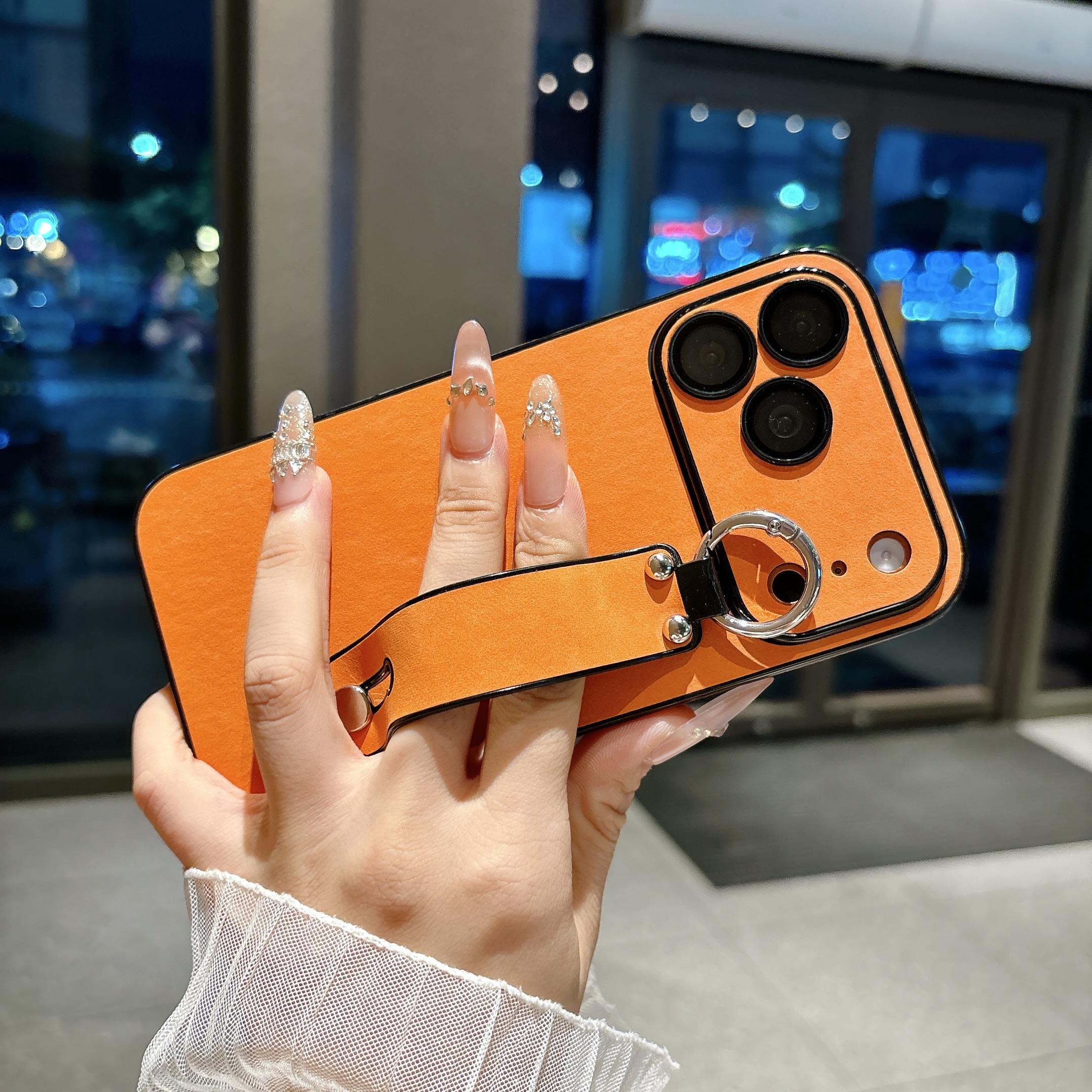 Suede Leather Wrist Strap Hold - đánh giá và giá Phone Cases Iphone