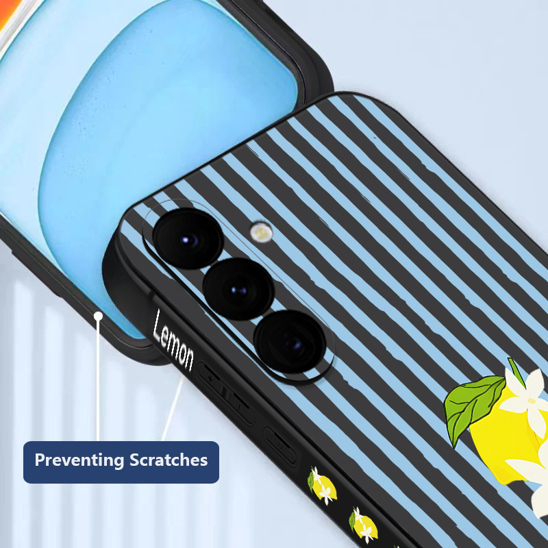 Stripe Lemon Print TPU Phone C - đánh giá và giá Phone Cases Samsung S25 Ultra