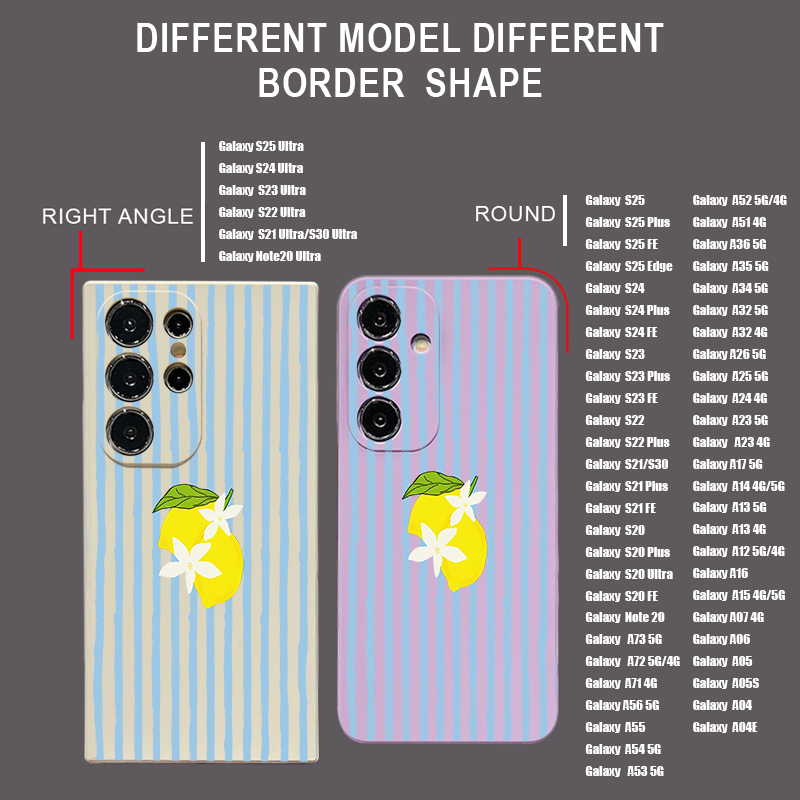 Stripe Lemon Print TPU Phone C - đánh giá và giá Phone Cases Samsung S25 Ultra