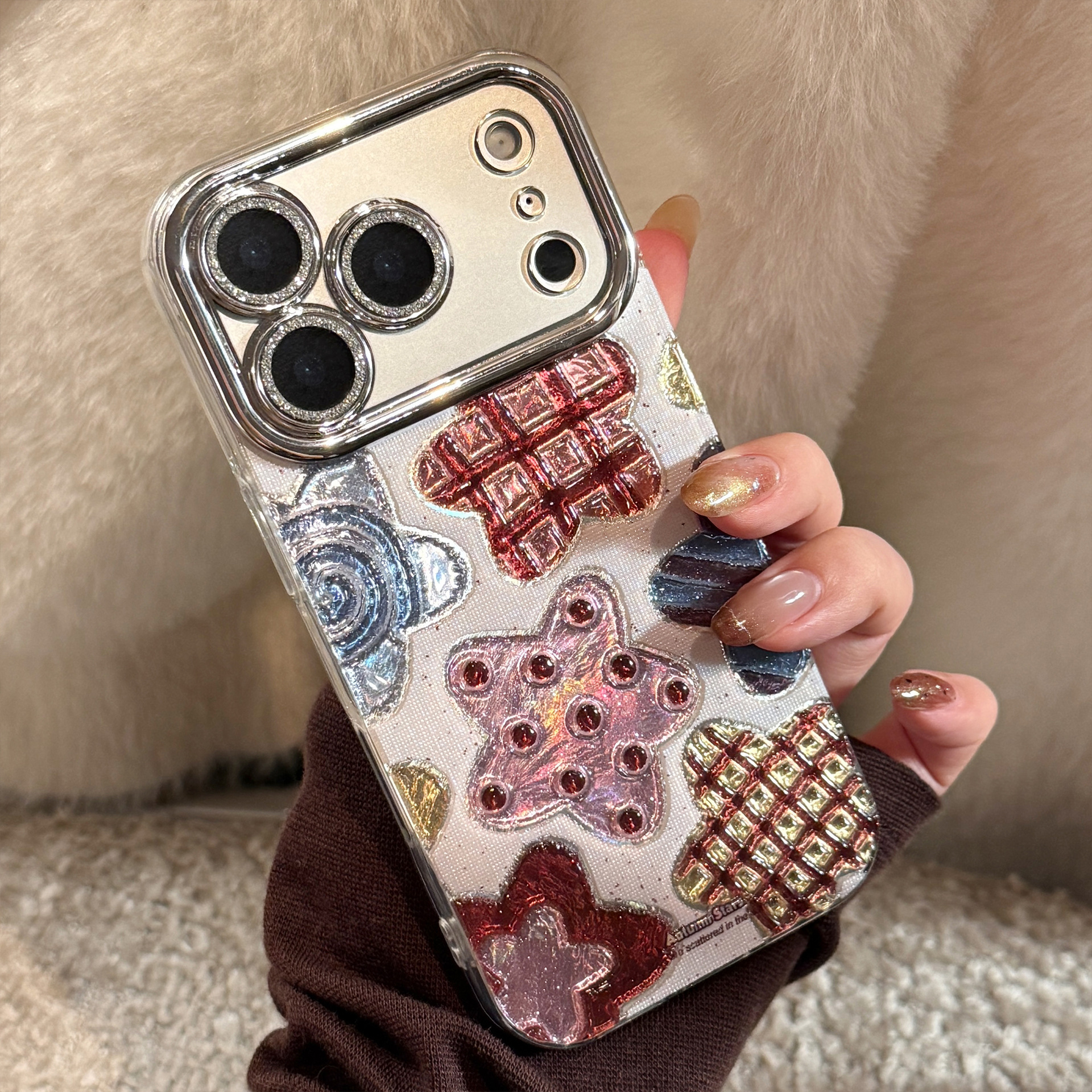 Korean Colorful Stars Glitter  - đánh giá và giá Phone Cases Korean