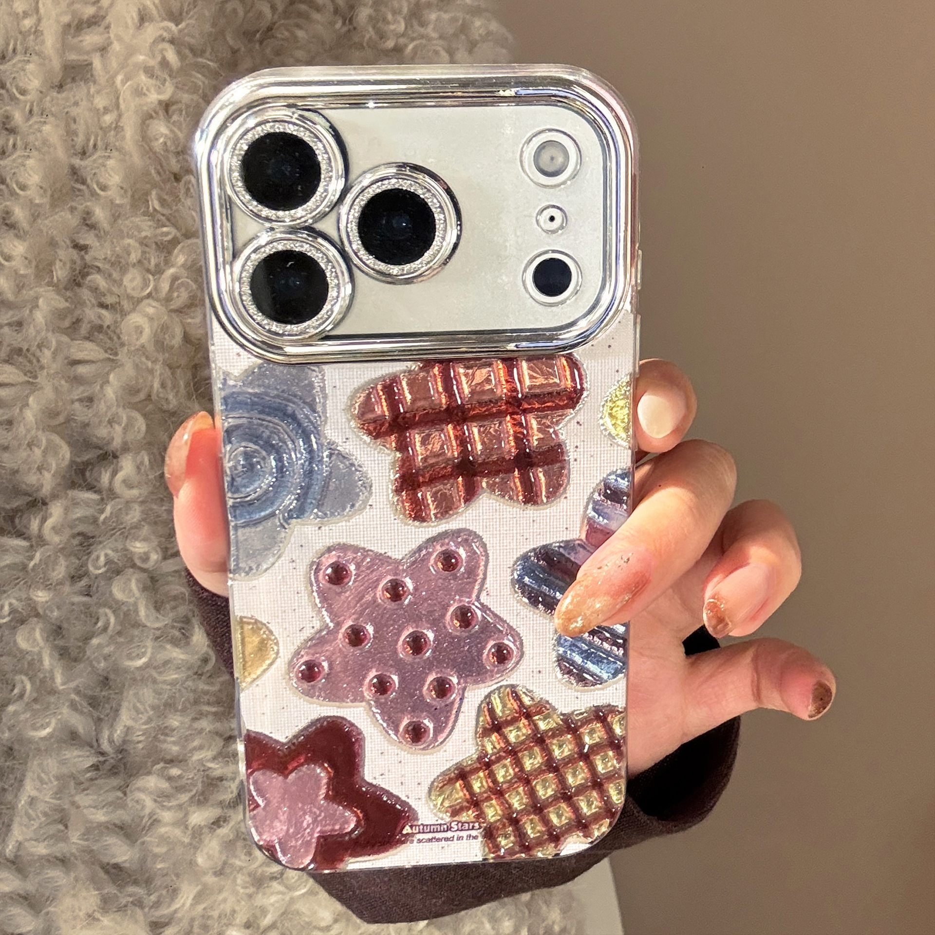 Korean Colorful Stars Glitter  - đánh giá và giá Phone Cases Korean