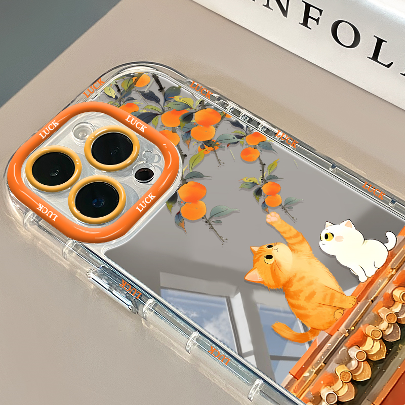 Thick Autumn Flavor Persimmon  - đánh giá và giá Phone Cases Orange