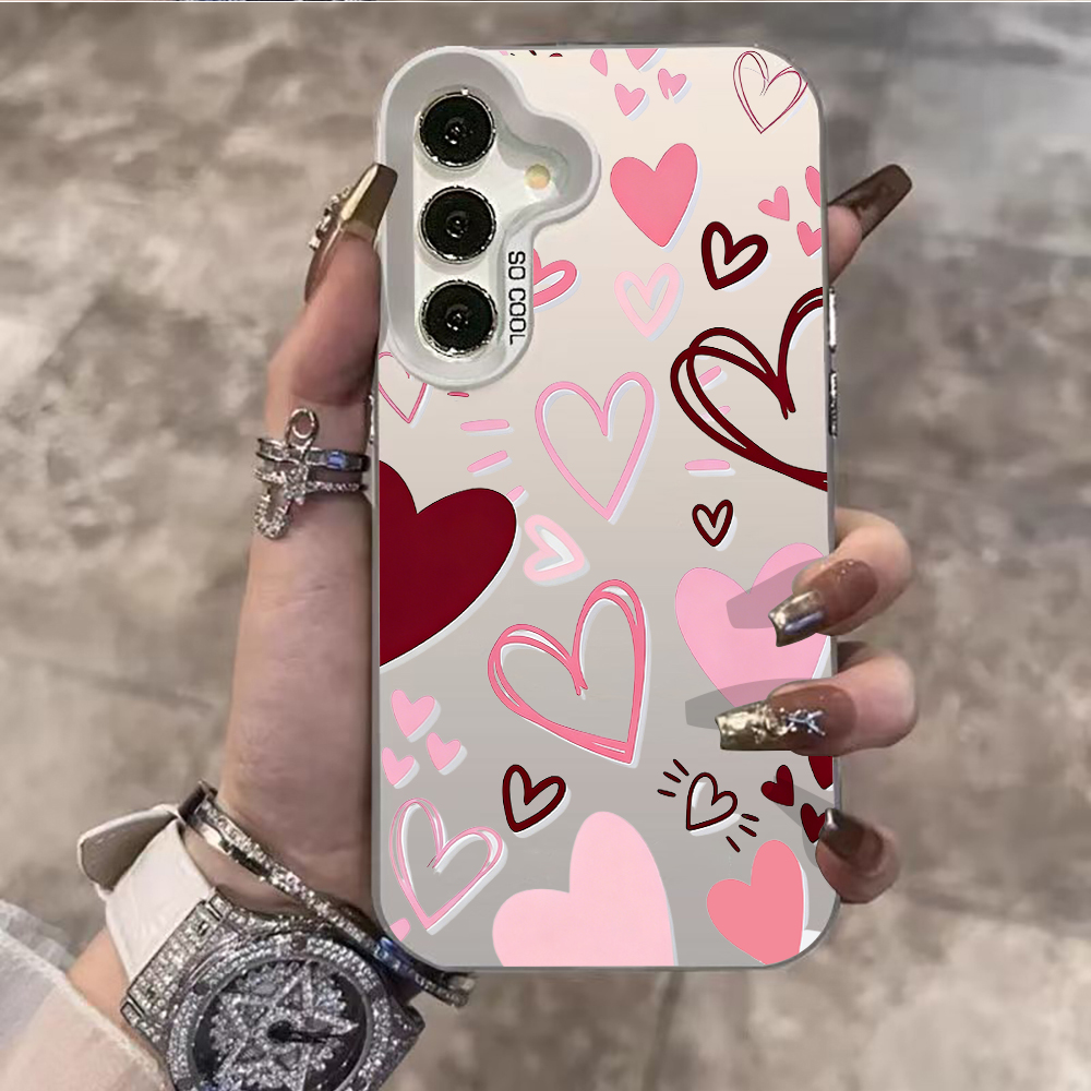 Modern Romance Hearts Design F - đánh giá và giá Phone Cases Samsung S25 Ultra