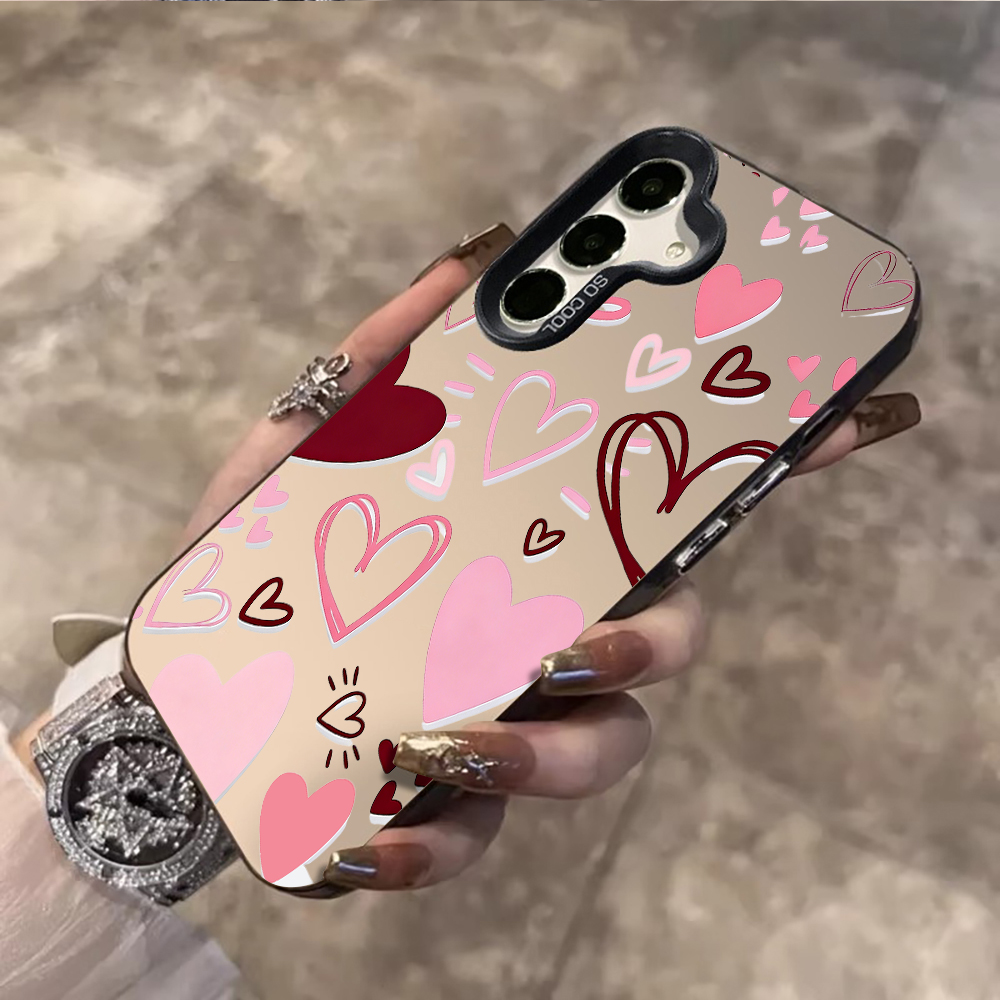 Modern Romance Hearts Design F - đánh giá và giá Phone Cases Samsung S25 Ultra
