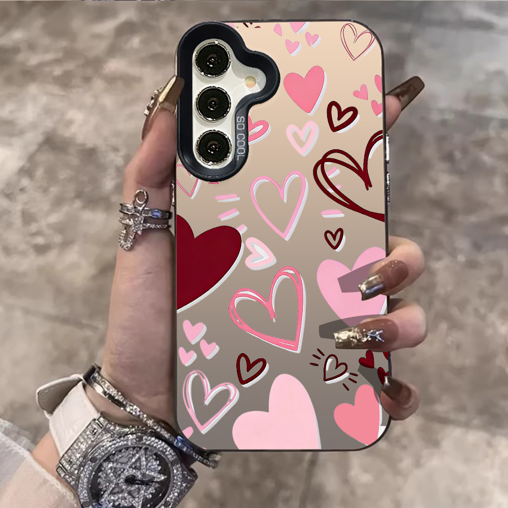 Modern Romance Hearts Design F - đánh giá và giá Phone Cases Samsung S25 Ultra