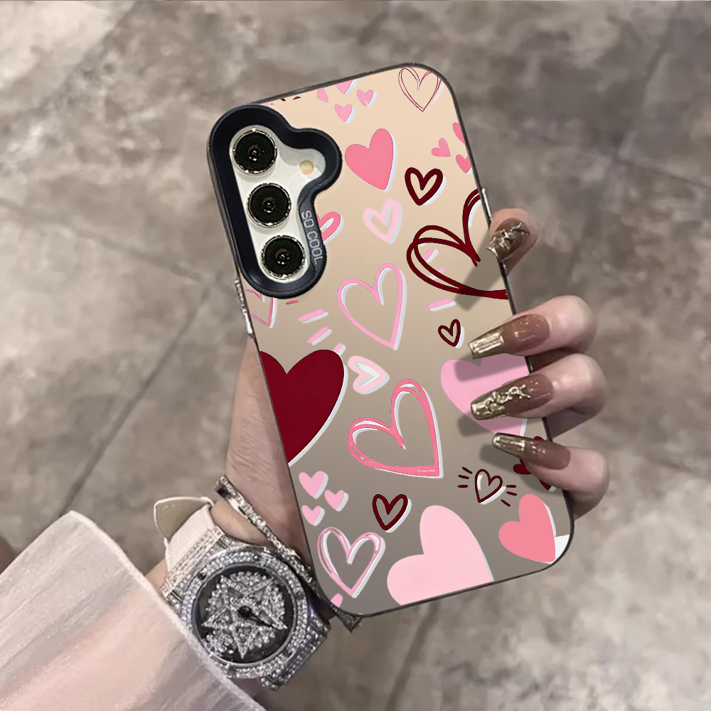 Modern Romance Hearts Design F - đánh giá và giá Phone Cases Samsung S25 Ultra