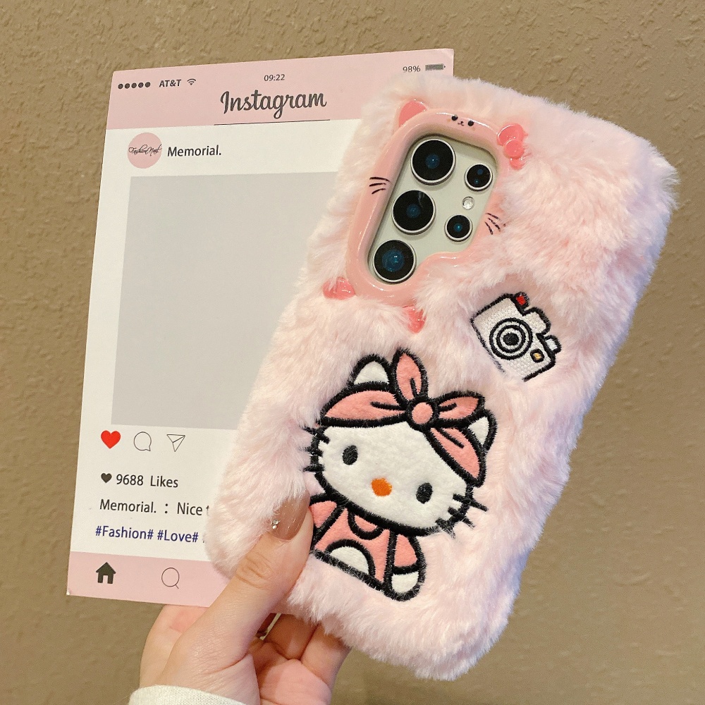 Cute 3D Camera Plush KT Phone  - đánh giá và giá Phone Cases That Cover The Camera