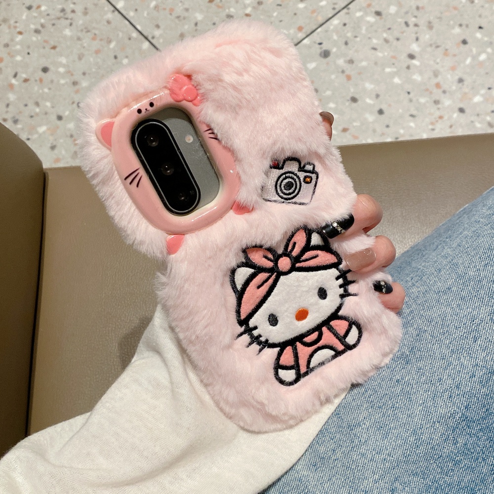 Cute 3D Camera Plush KT Phone  - đánh giá và giá Phone Cases That Cover The Camera