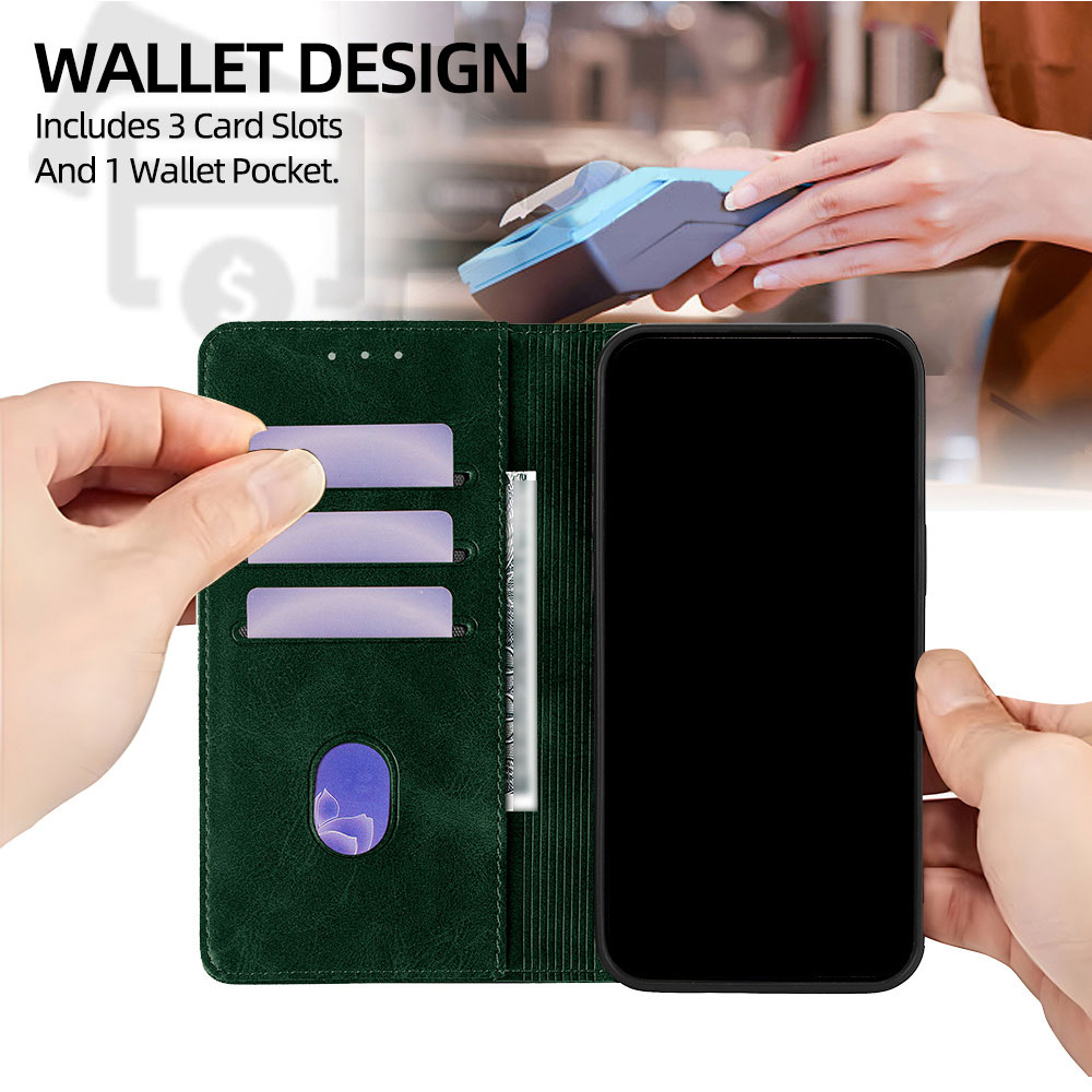 Magnetic Leather Floral patter - đánh giá và giá Flip Leather Case