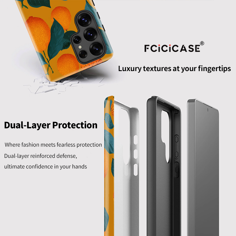 Fcicicase S26 Ultra Matte Shoc - đánh giá và giá Phone Cases Orange