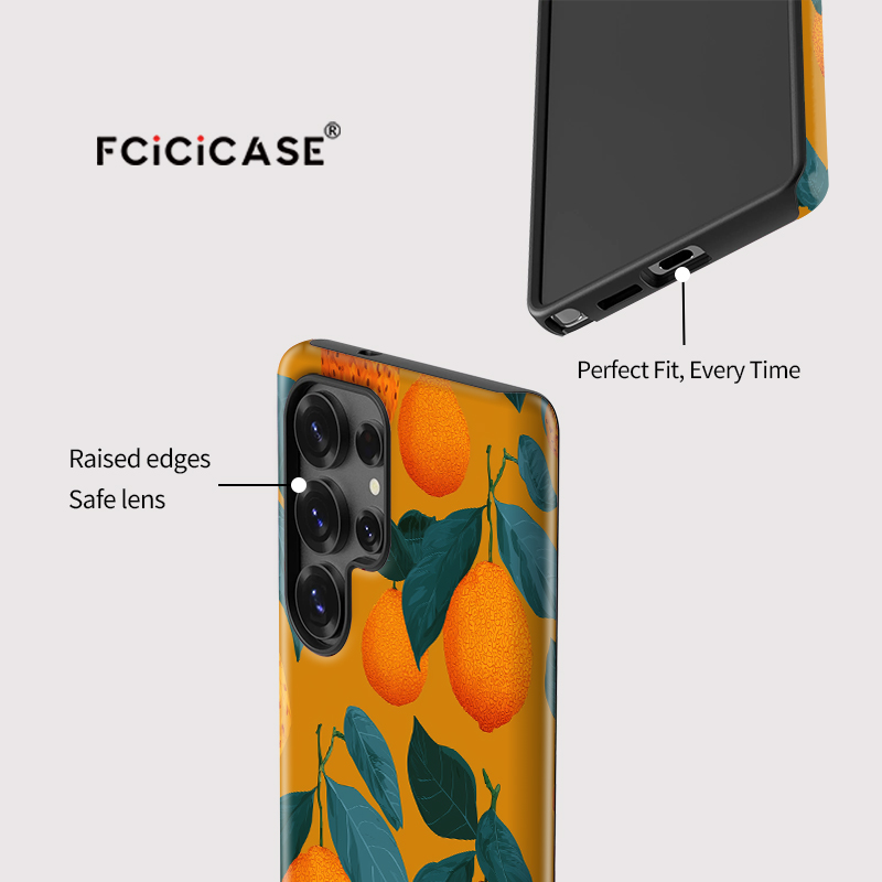 Fcicicase S26 Ultra Matte Shoc - đánh giá và giá Phone Cases Orange