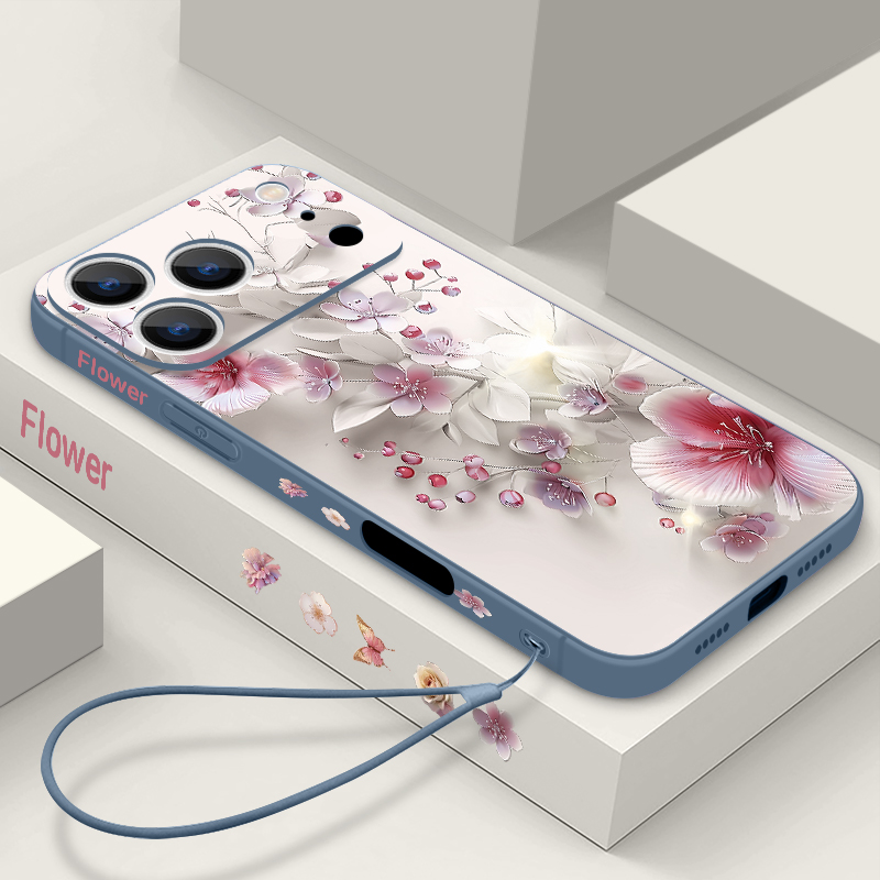 Pink White Flower Case For iPh - đánh giá và giá Phone Cases Pink