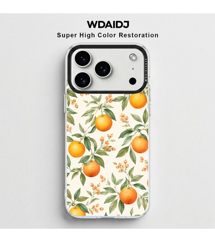 Hand Drawn Orange Branch Patte - đánh giá và giá Phone Cases Orange