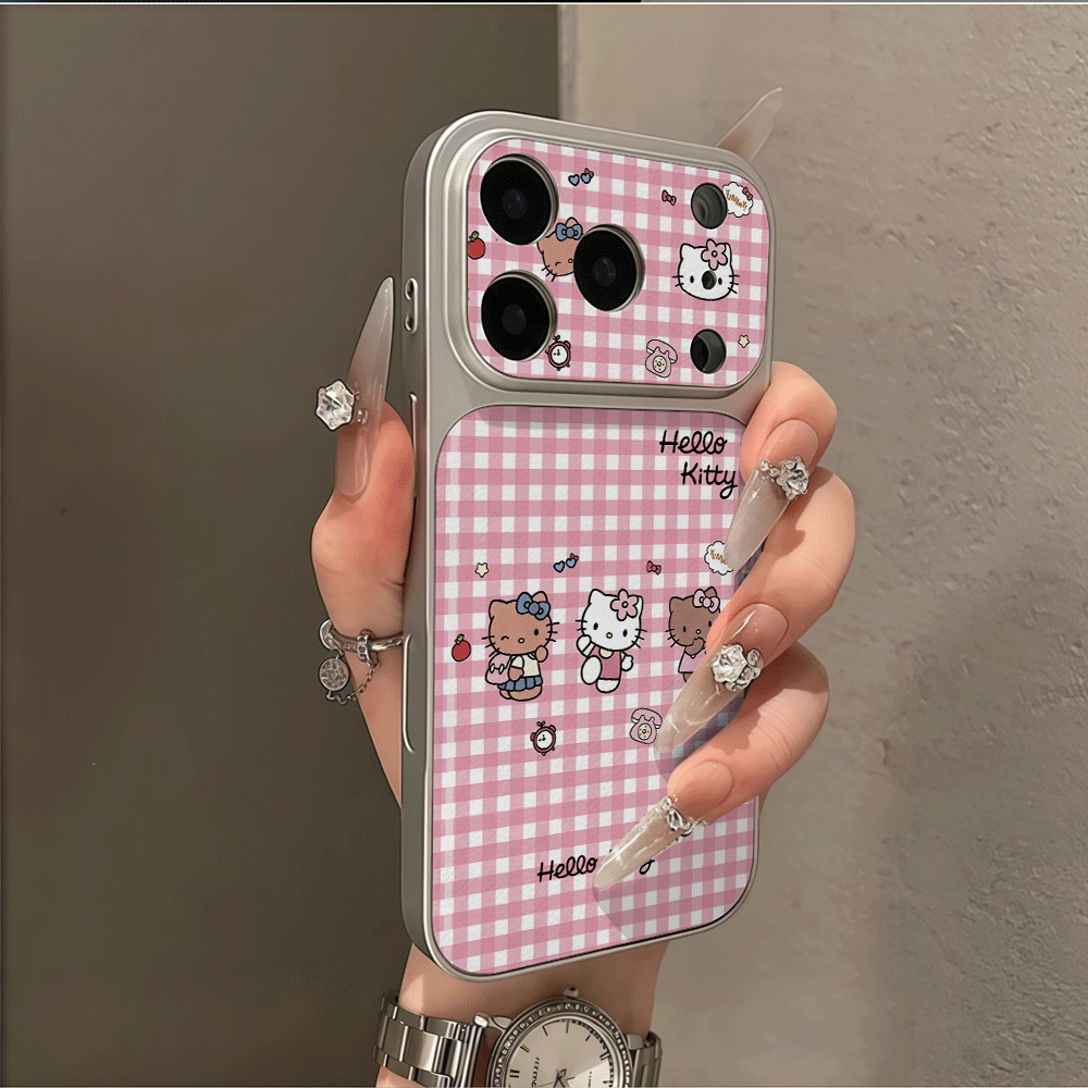 Pink Gingham Hello Kitty Phone - đánh giá và giá Phone Cases Pink
