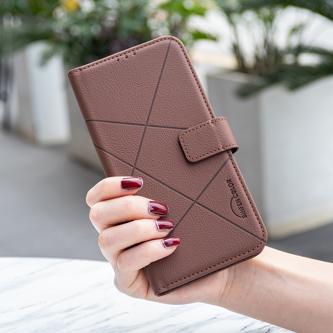 Phone Case For Moto G06 G56 G8 - đánh giá và giá Flip Leather Case