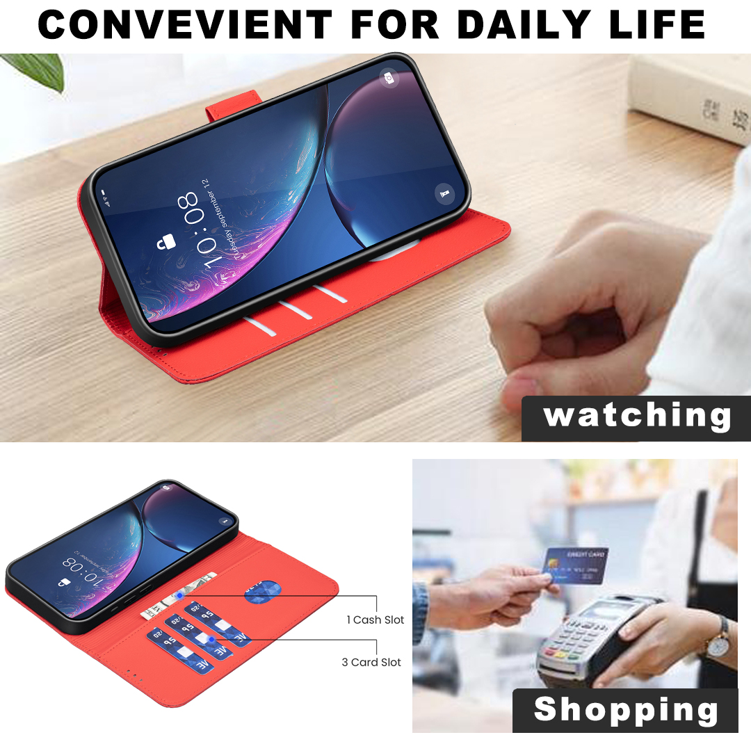 Phone Case For Moto G06 G56 G8 - đánh giá và giá Flip Leather Case