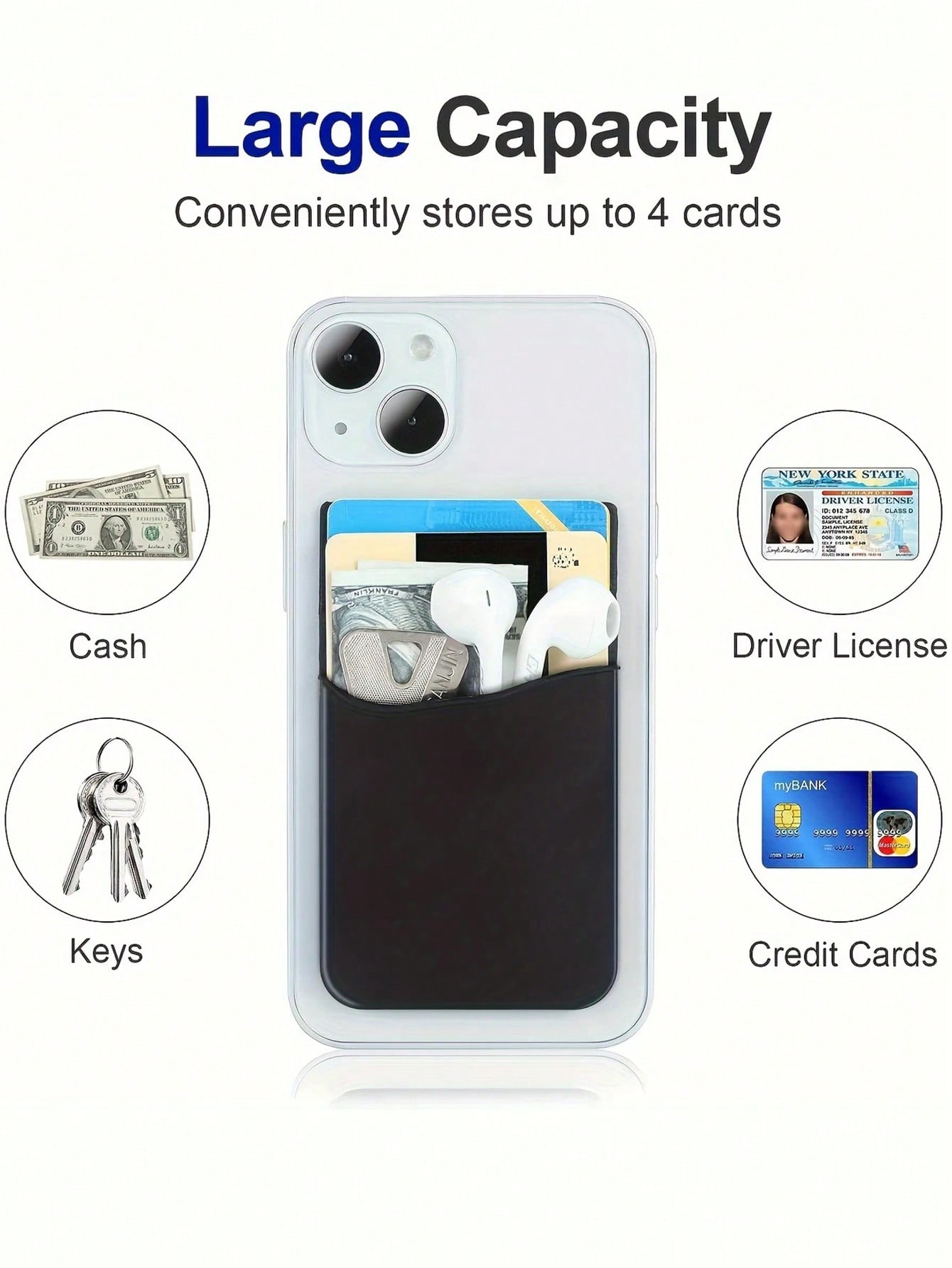 1pc Phone Wallet Adhesive Card - đánh giá và giá Phone Cases You Can Design