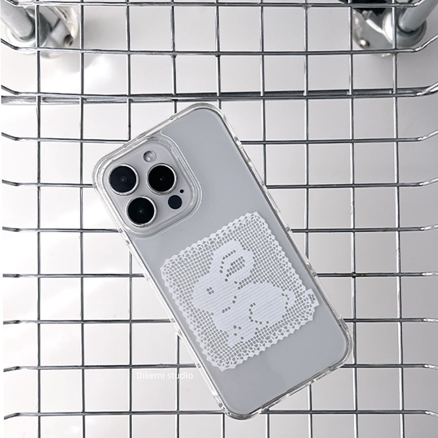 Korean Ins White Lace Pattern  - đánh giá và giá Phone Cases Korean