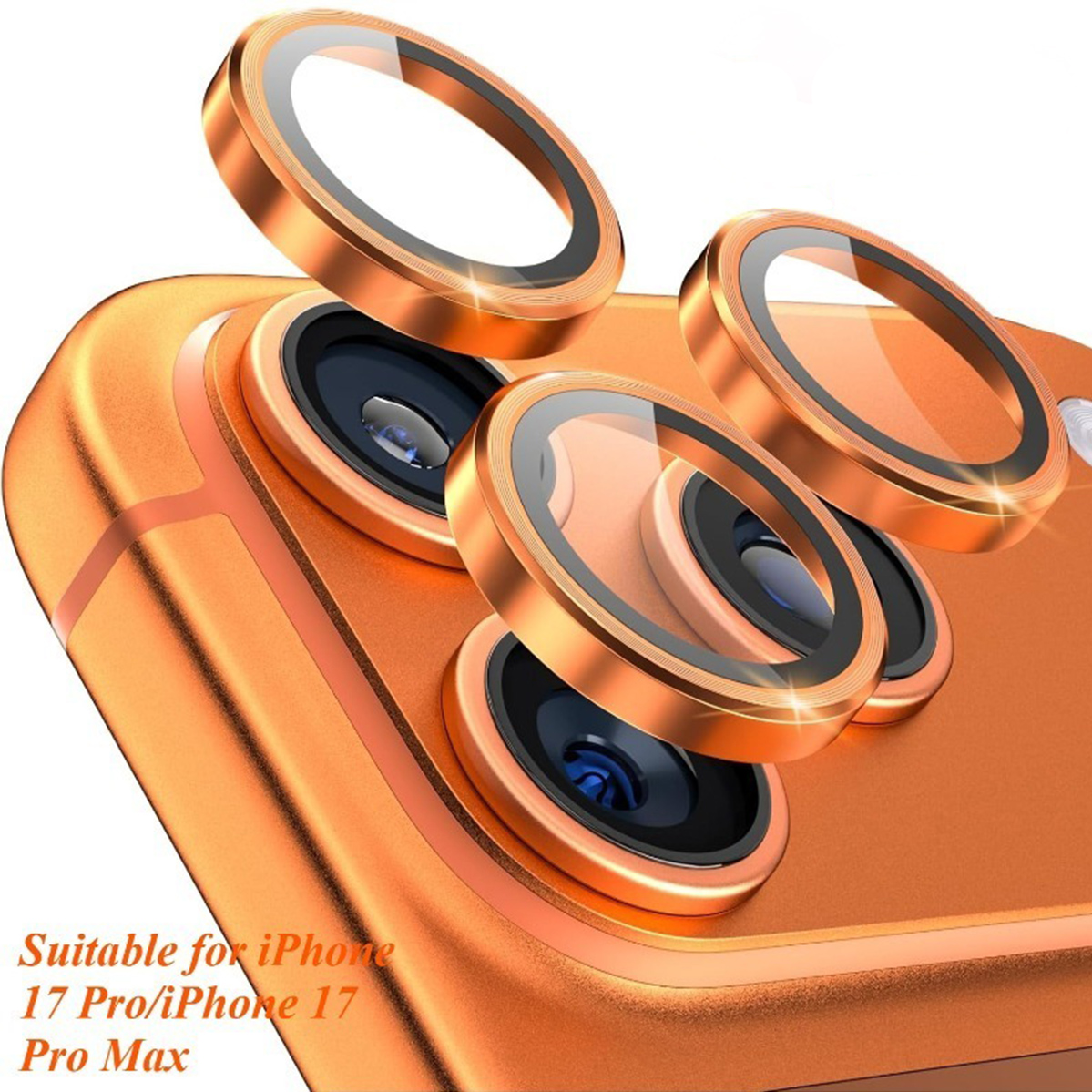 Orange Metal Glass Camera Lens - đánh giá và giá Phone Cases Orange