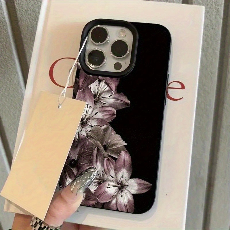 1 Piece of Dark Purple Lily Pa - đánh giá và giá Phone Cases You Can Design
