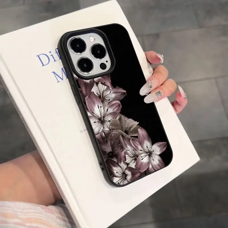 1 Piece of Dark Purple Lily Pa - đánh giá và giá Phone Cases You Can Design