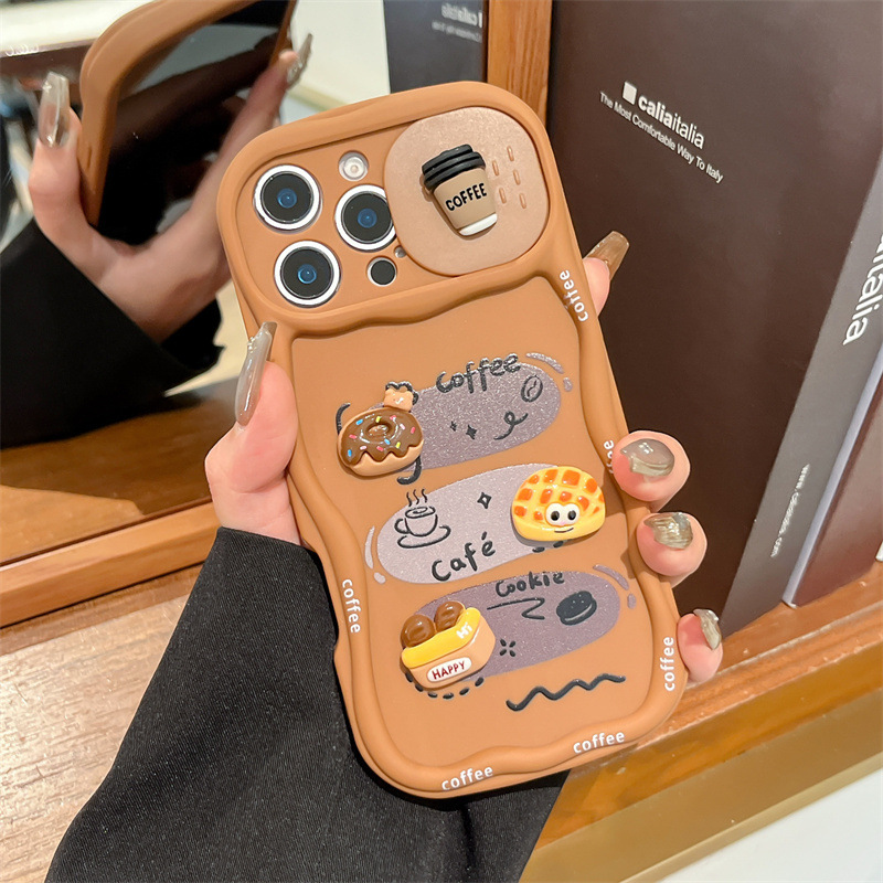 3D Cartoon Bread With Wrist St - đánh giá và giá Phone Cases That Cover The Camera
