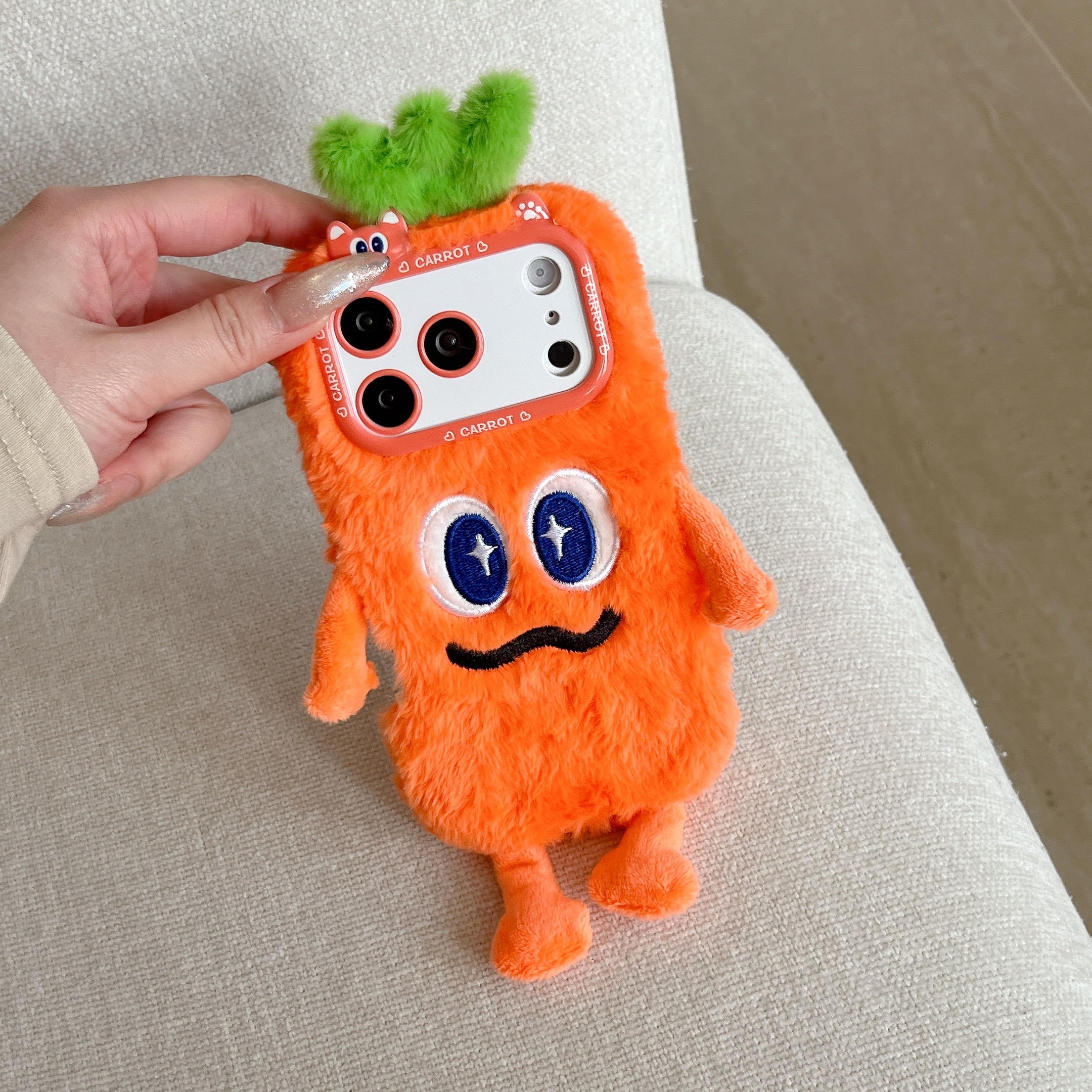 Cute Plush Phone Case with Qui - đánh giá và giá Phone Cases Iphone 17 Pro