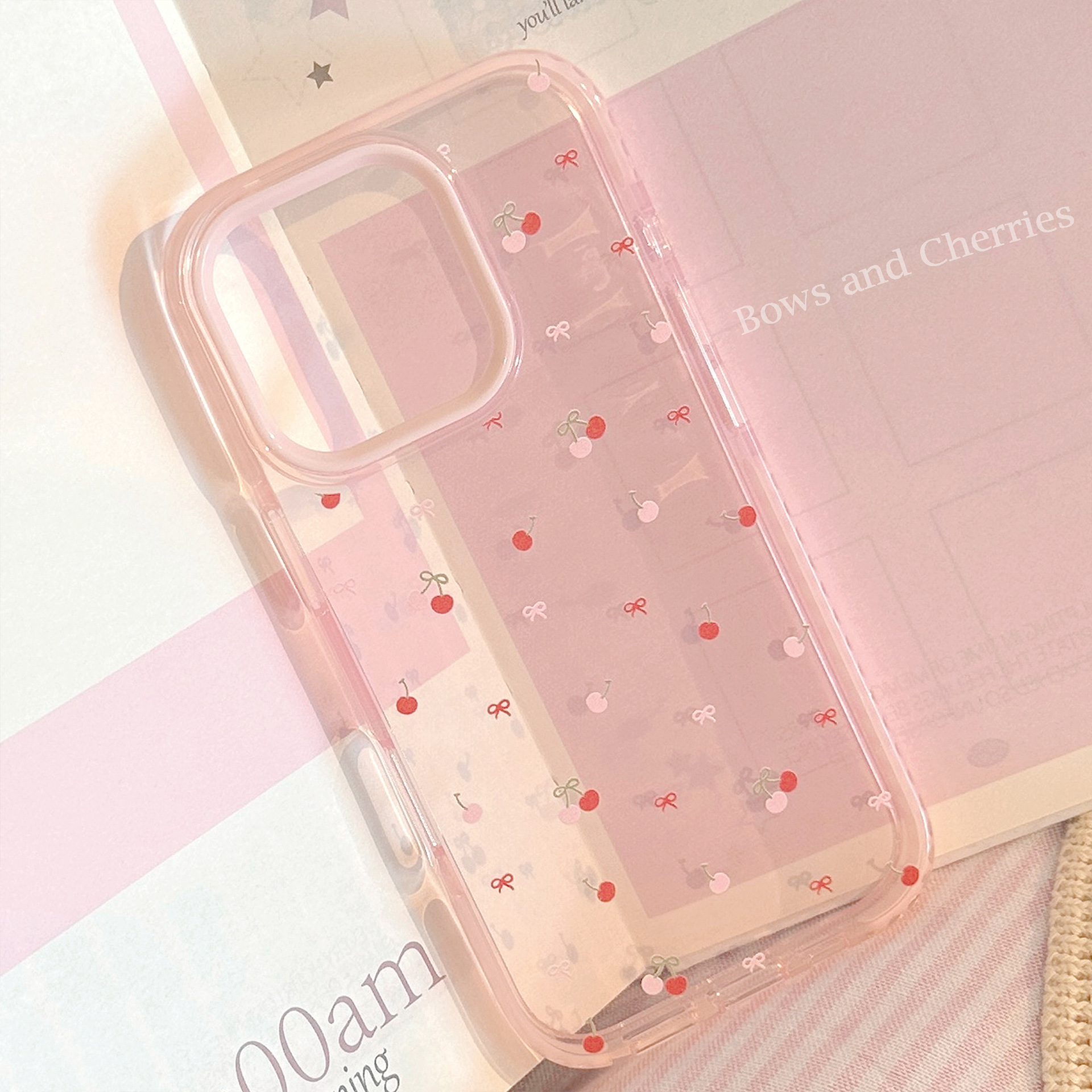 Korean Full Screen Cherry Bowk - đánh giá và giá Phone Cases Korean