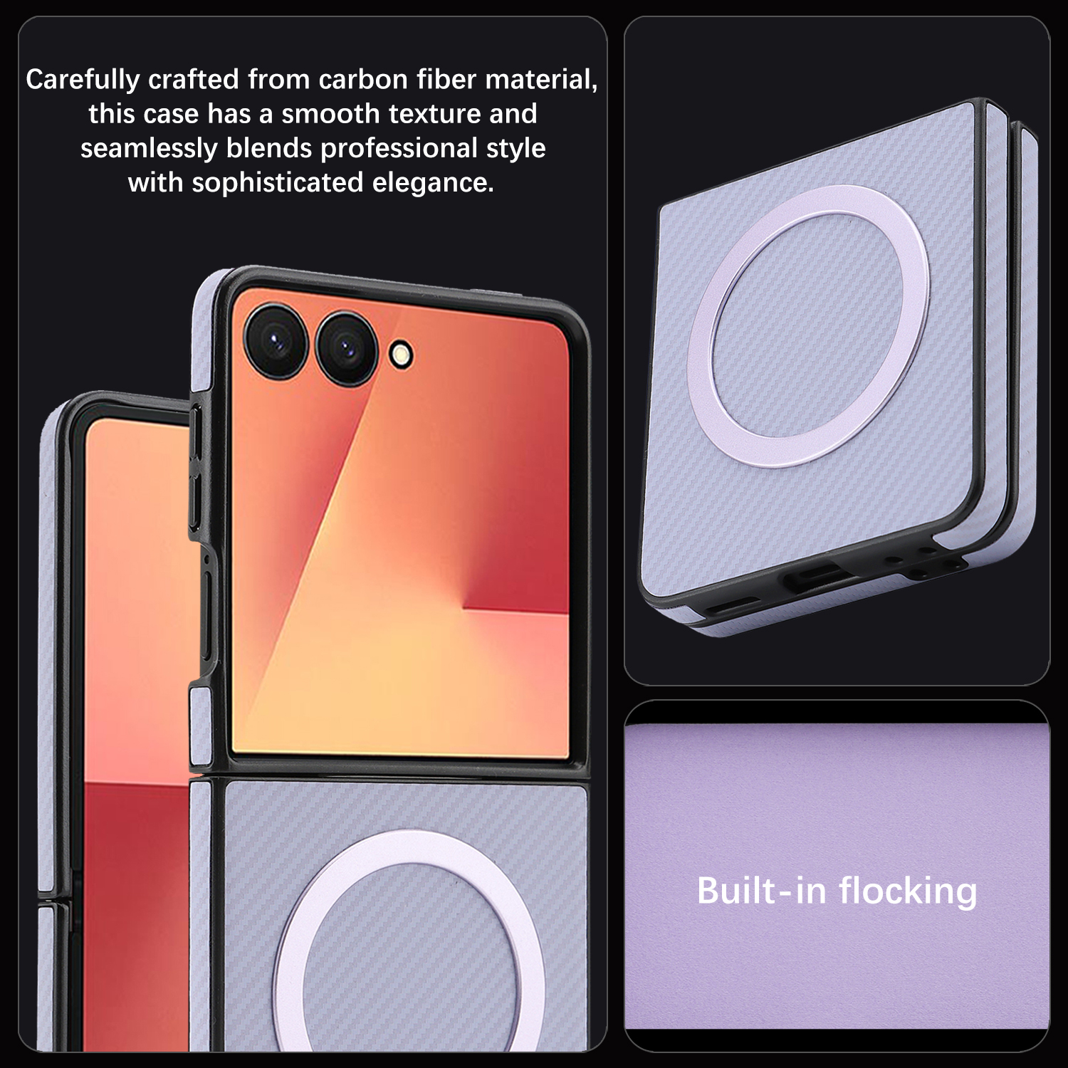 Luxury Ultra Thin Carbon Fiber - đánh giá và giá Flip Leather Case