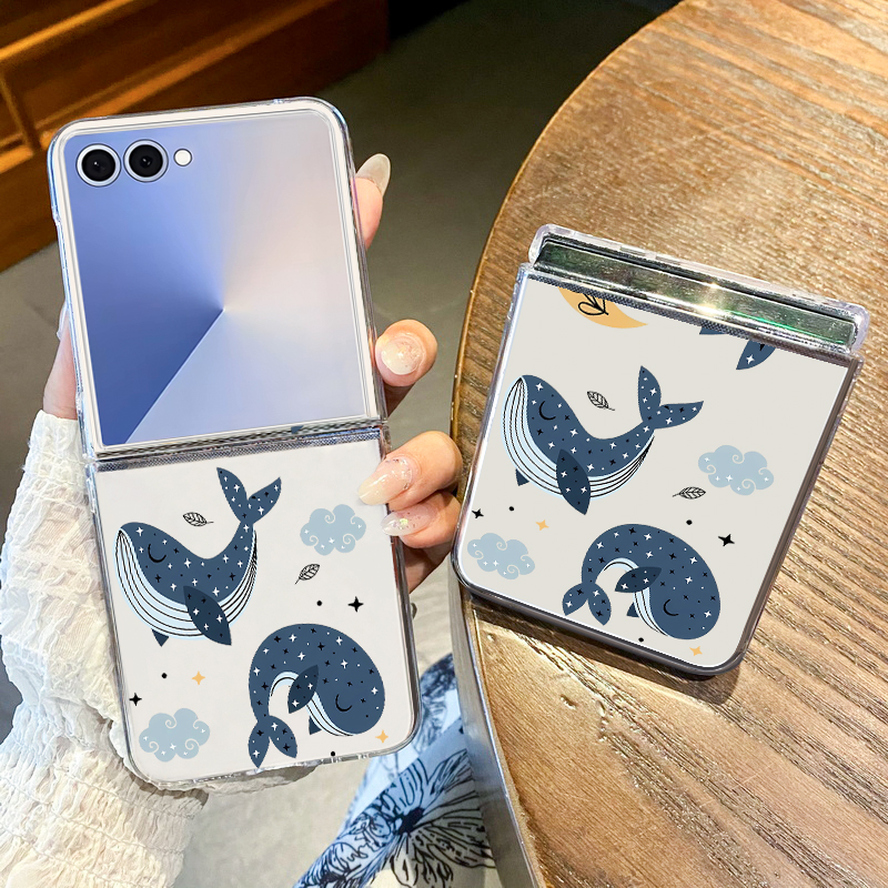 Whale Pattern Phone Case For S - đánh giá và giá Phone Cases Z Flip 5