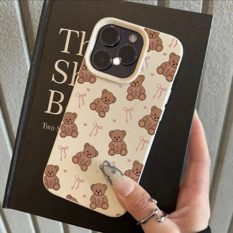 Cute Bow Tie Bear Lichee Patte - đánh giá và giá Phone Cases Girls