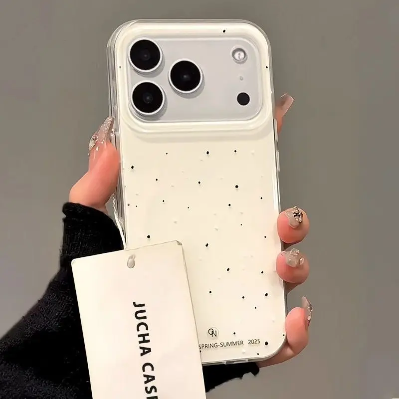 Korean INS Splashing Ink Polka - đánh giá và giá Phone Cases Orange