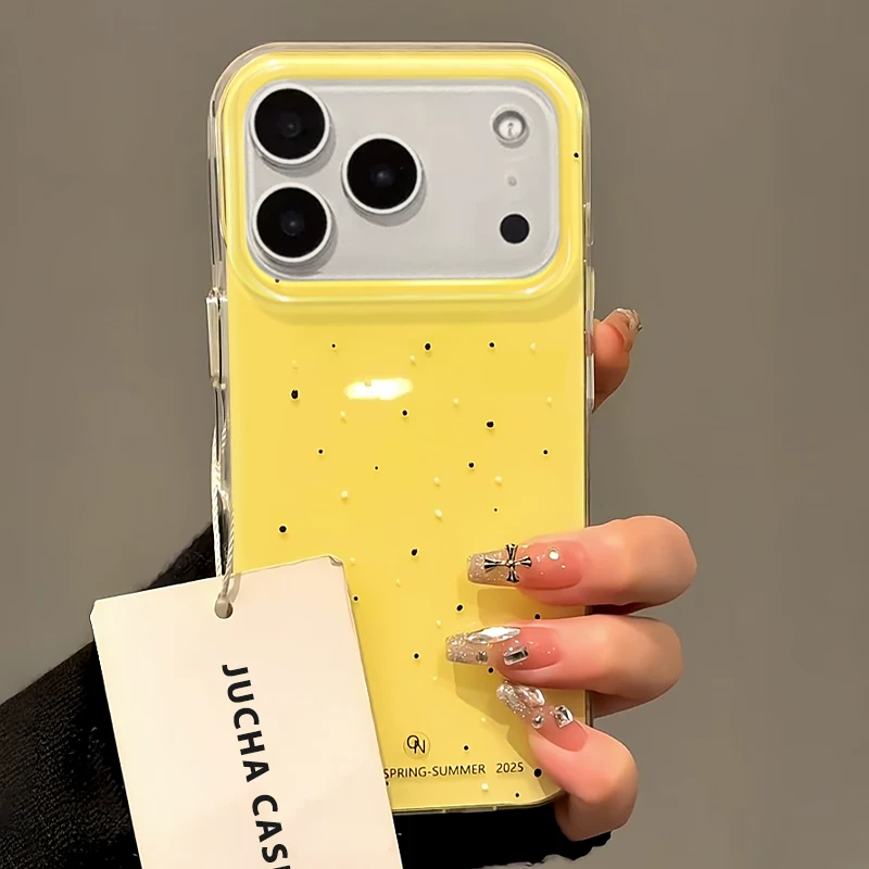 Korean INS Splashing Ink Polka - đánh giá và giá Phone Cases Orange