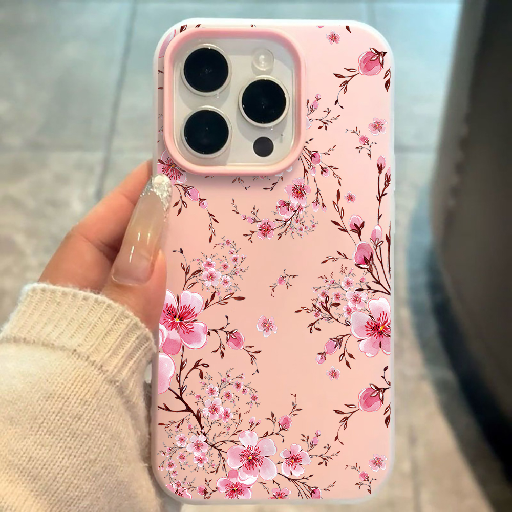 Pink Sakura Flower Pattern Pho - đánh giá và giá Phone Cases Pink
