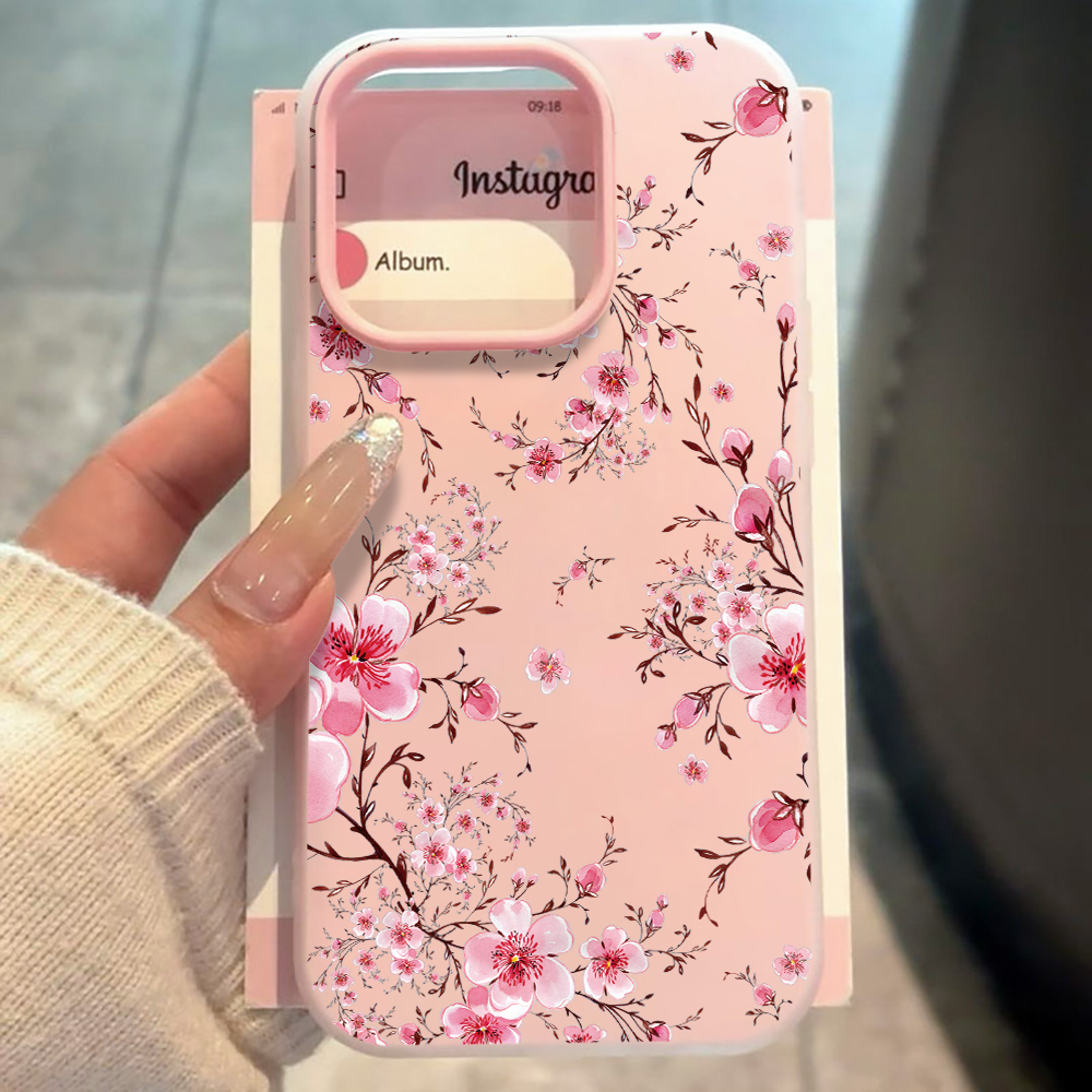 Pink Sakura Flower Pattern Pho - đánh giá và giá Phone Cases Pink