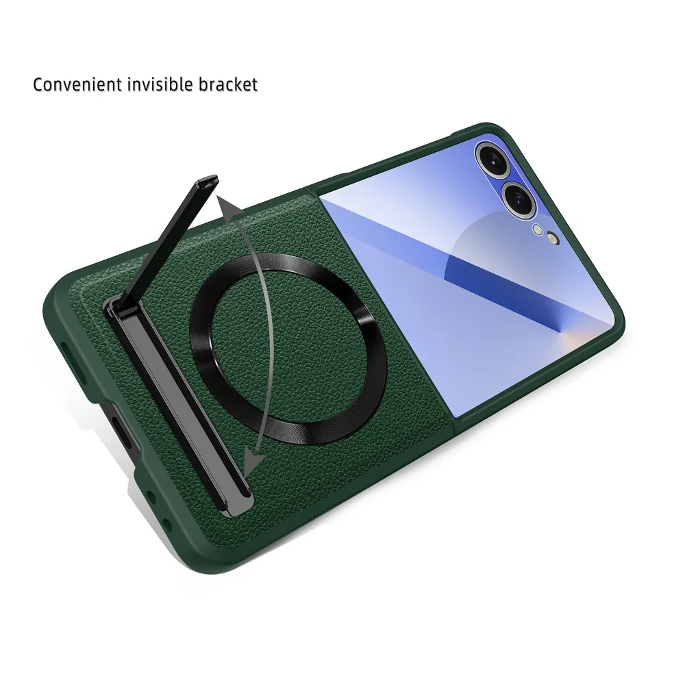 Magnetic Wireless Charging Kic - đánh giá và giá Flip Leather Case