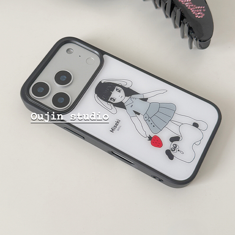 Korean Ins Cute Girl Strawberr - đánh giá và giá Phone Cases Girls