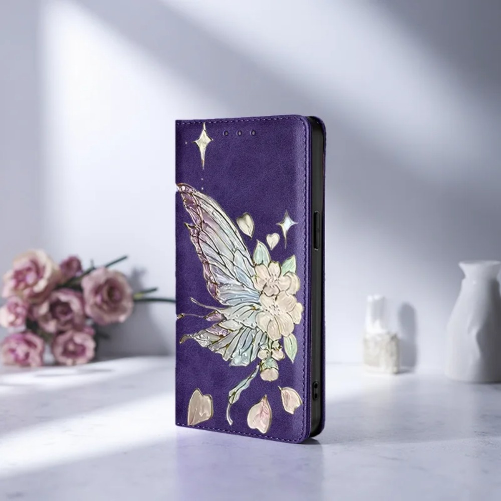 Painted Magnetic Flip Leather  - đánh giá và giá Flip Leather Case