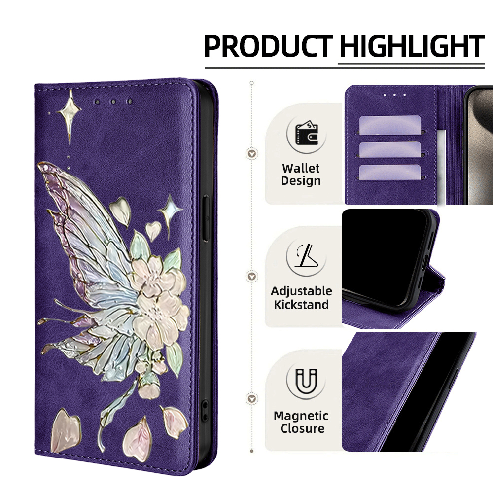 Painted Magnetic Flip Leather  - đánh giá và giá Flip Leather Case