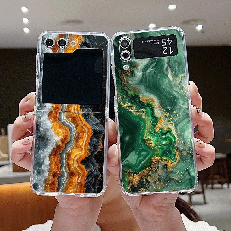 Artistic Colorful Marble Textu - đánh giá và giá Phone Cases Z Flip 5