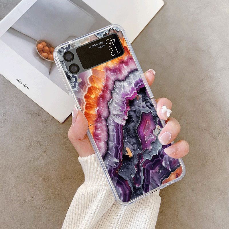 Artistic Colorful Marble Textu - đánh giá và giá Phone Cases Z Flip 5