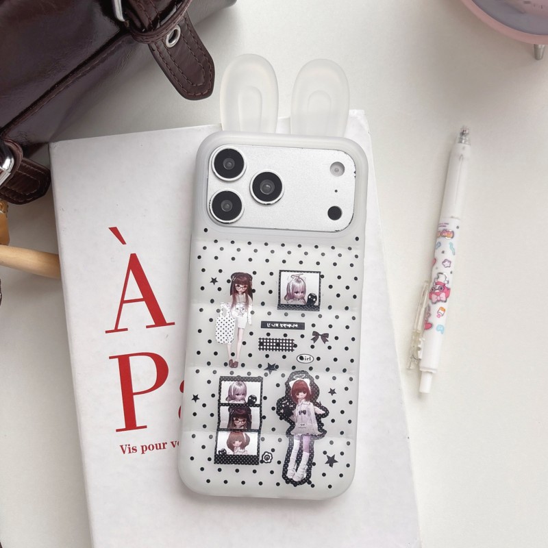 Japanese Y2K Cute Bunny Ear Ph - đánh giá và giá Phone Cases Girls
